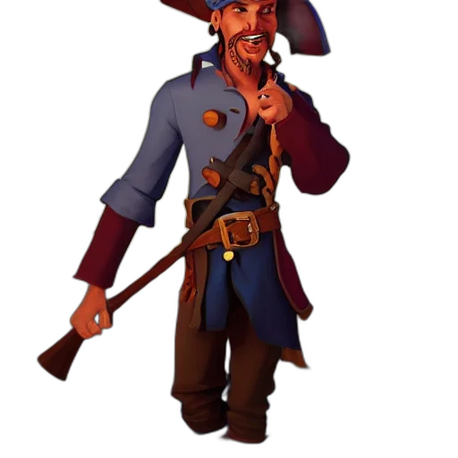 staff, hat, weapon, jacket transparent PNG cut-out