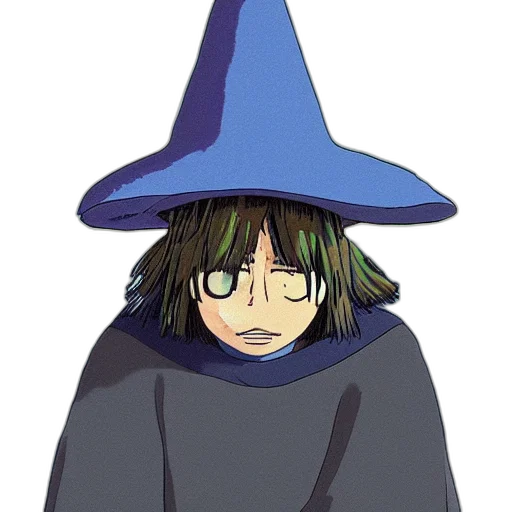 hat, staff, mask, jacket transparent PNG cut-out