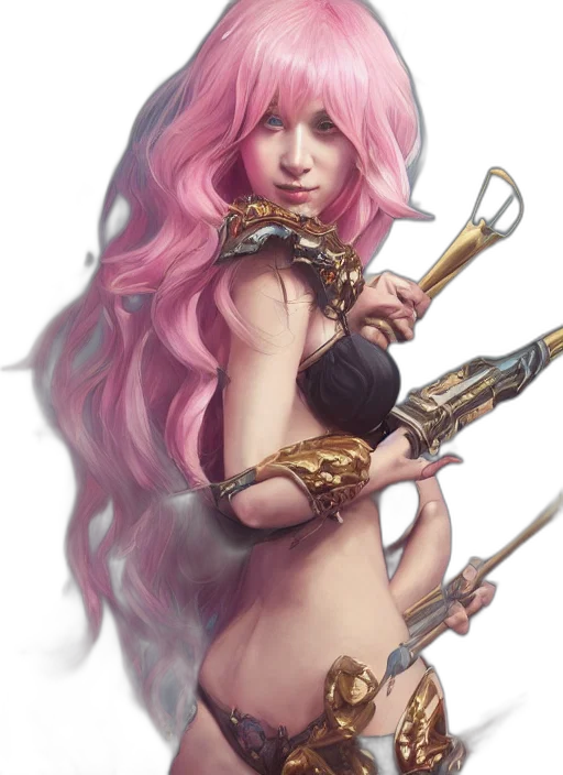 weapon, staff, sword, fantasy art transparent PNG cut-out