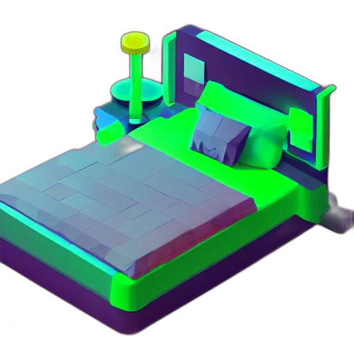 furniture, robot, 3d render, concept art transparent PNG cut-out