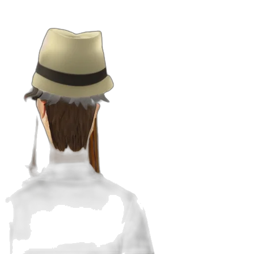 hat, hair, face, staff transparent PNG cut-out