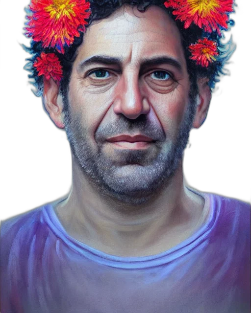 face, crown, flower, mask transparent PNG cut-out