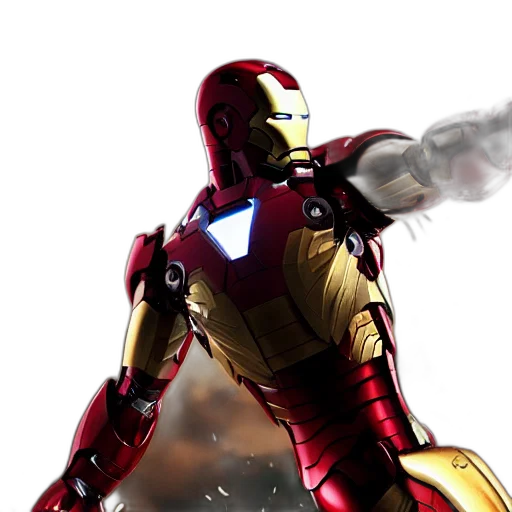 robot, comic book art, concept art, 3d render transparent PNG cut-out