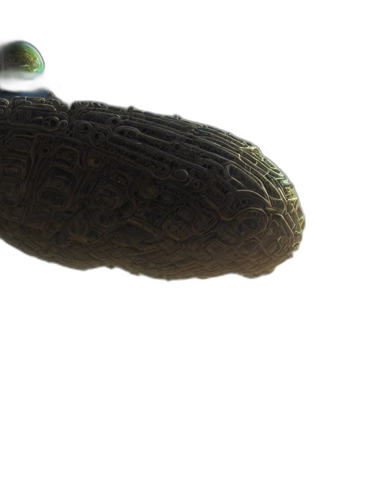 shoes, hat, crown, staff, 3d render, photorealistic, outer space, underwater transparent PNG cut-out