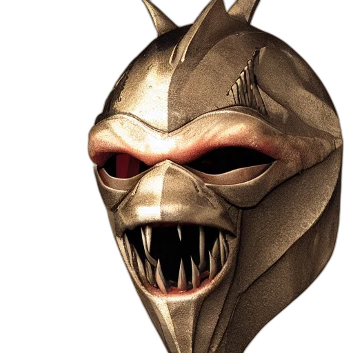mask, face, crown, concept art, 3d render, photorealistic, realistic, vampire transparent PNG cut-out
