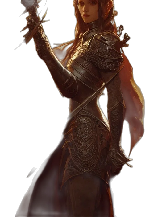 staff, sword, dragon, dress, concept art, fantasy art, comic book art, photorealistic transparent PNG cut-out