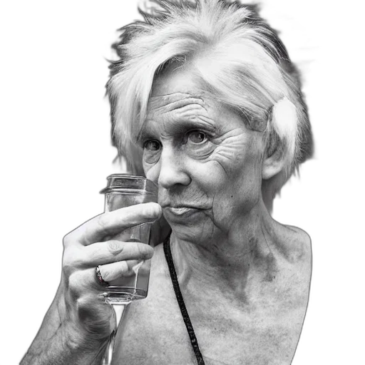 bottle, face, jewelry, photorealistic, concept art, photograph, humanisation, vodka transparent PNG cut-out