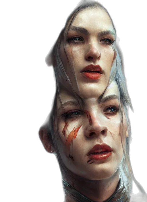 face, mask, crown, robot transparent PNG cut-out
