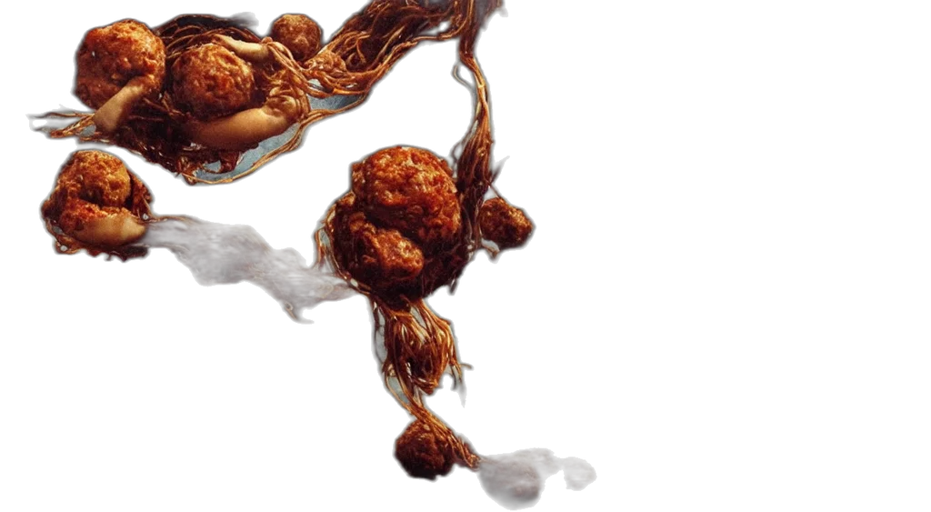 hair, food, photorealistic, perfect, woman, bodies, flying, inside transparent PNG cut-out