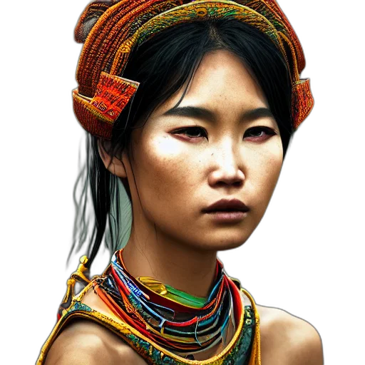 jewelry, face, staff, mask transparent PNG cut-out