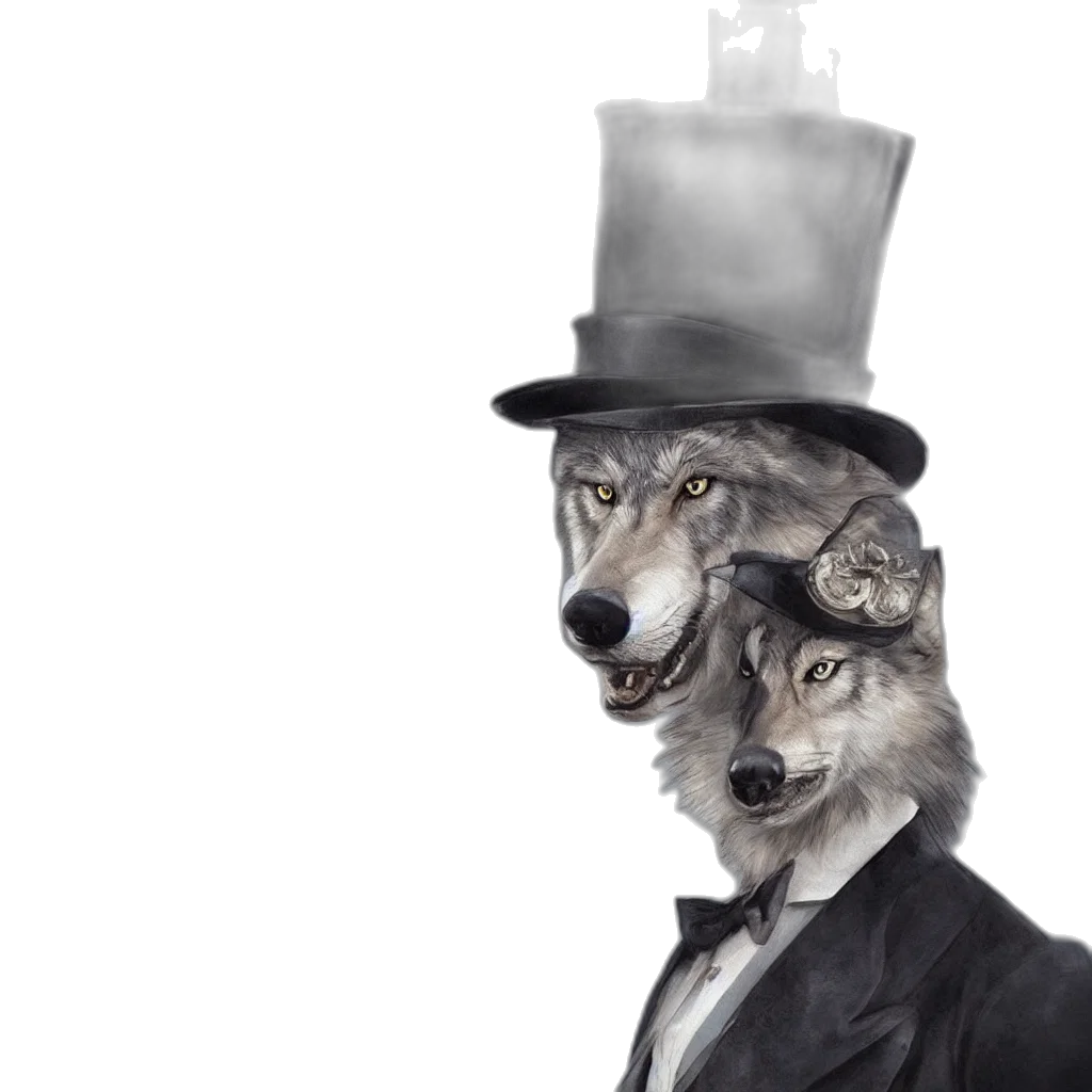 hat, animal, mask, staff, concept art, fantasy art, watercolor, photorealistic transparent PNG cut-out