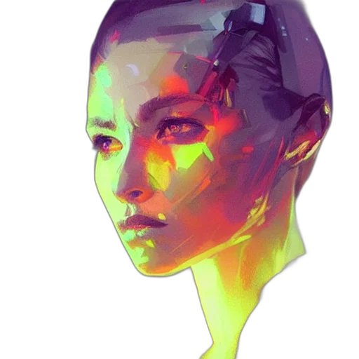 robot, face, mask, creature transparent PNG cut-out