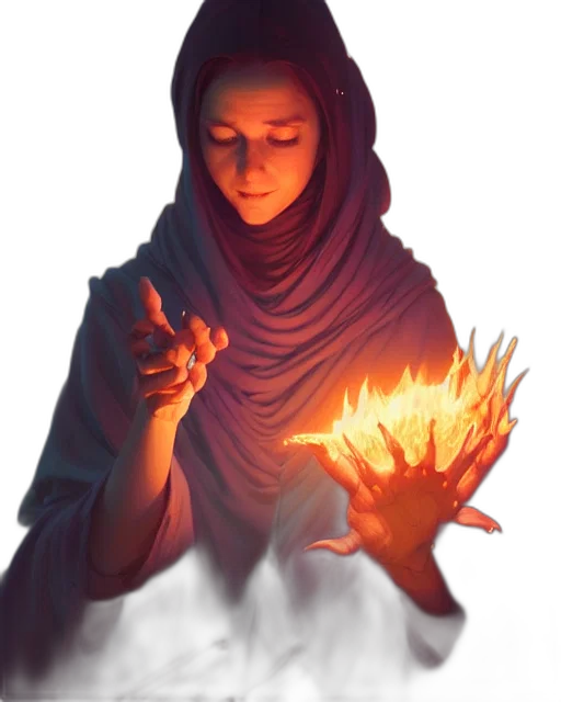 staff, dragon, face, fantasy art, concept art, pixel art, comic book art, fire transparent PNG cut-out