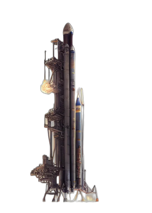 staff, weapon, sword, robot, concept art, 3d render, fantasy art, photorealistic transparent PNG cut-out