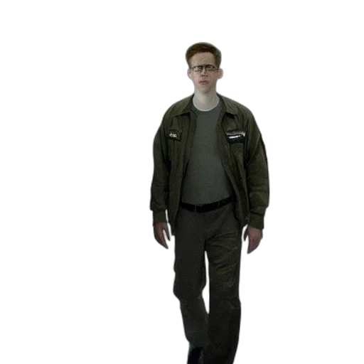 jacket, staff, concept art, 3d render transparent PNG cut-out