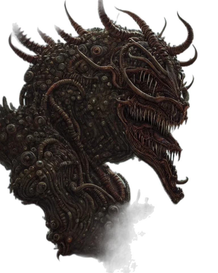 dragon, creature, mask, animal transparent PNG cut-out