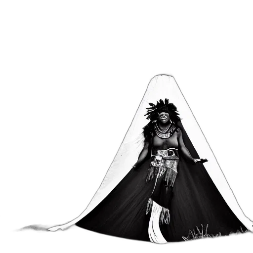 crown, dress, creature, sword transparent PNG cut-out