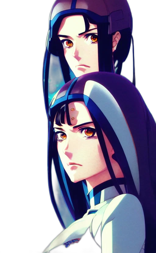 staff, face, anime, concept art, comic book art, pixel art, blue, monochrome transparent PNG cut-out