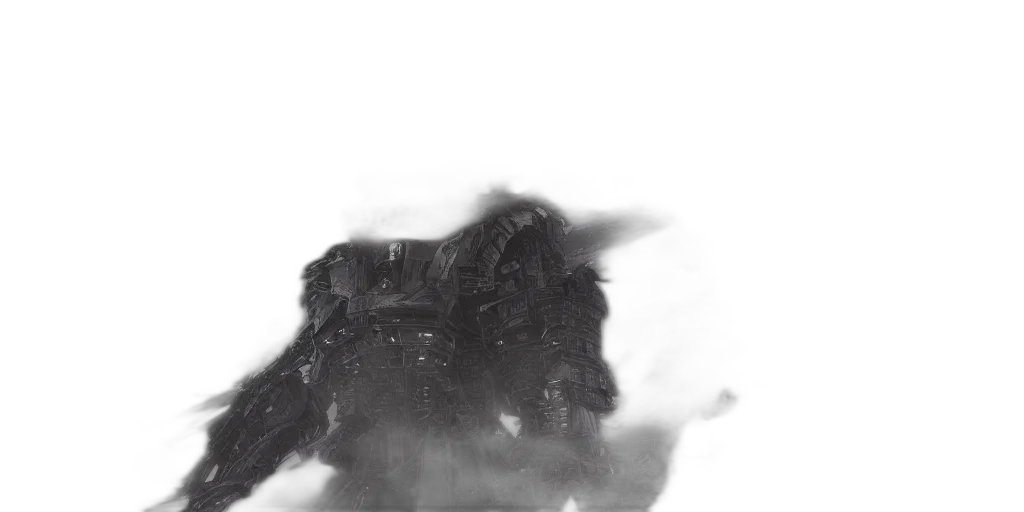 dragon, creature, mask, animal, concept art, fog, underwater, outer space transparent PNG cut-out
