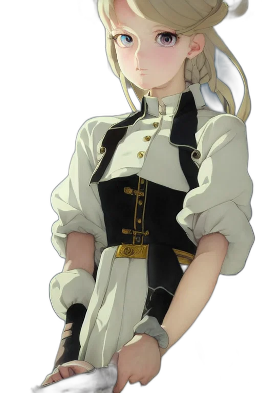 staff, dress, crown, jacket transparent PNG cut-out