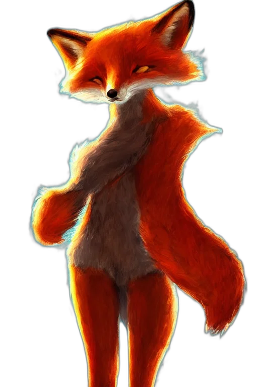 staff, animal, creature, jacket, watercolor, concept art, pixel art, fantasy art transparent PNG cut-out