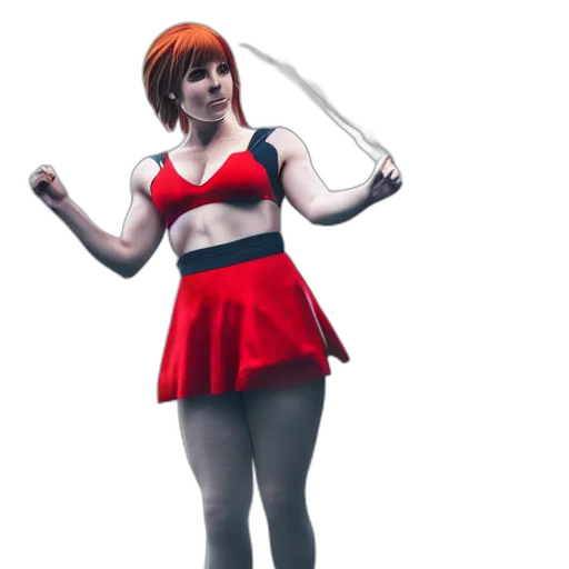 dress, staff, concept art, 3d render transparent PNG cut-out