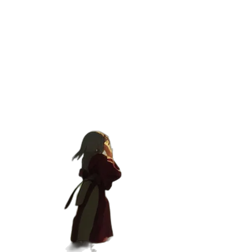 dress, jacket, robot, staff transparent PNG cut-out