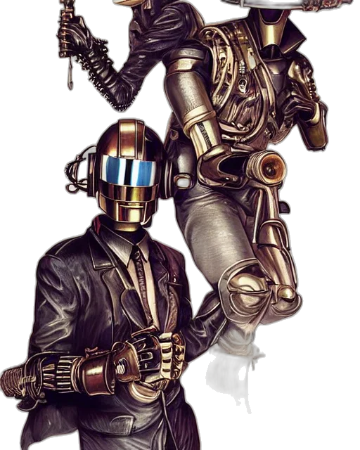 robot, weapon, comic book art, concept art transparent PNG cut-out