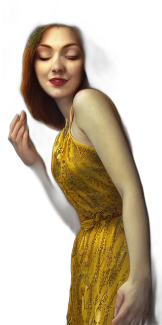 dress, jewelry, staff, face, photorealistic, 3d render, concept art, oil painting transparent PNG cut-out
