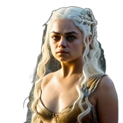 dragon, face, dress, crown transparent PNG cut-out