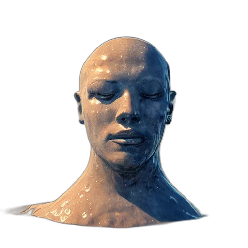 face, mask, robot, creature transparent PNG cut-out