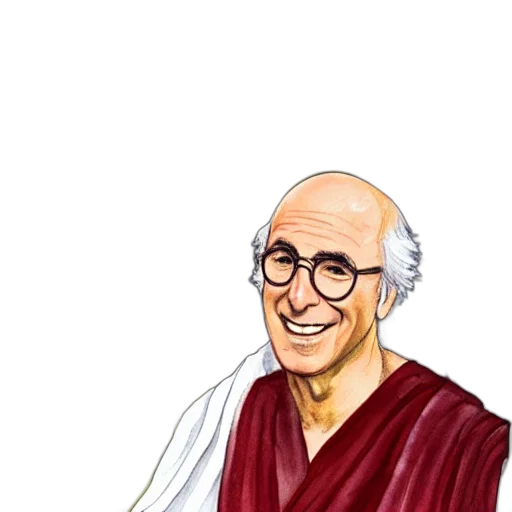 staff, face, cartoon, photorealistic, pixel art, concept art, larry, david transparent PNG cut-out