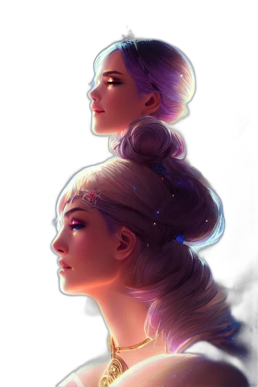 crown, face, hair, mask transparent PNG cut-out