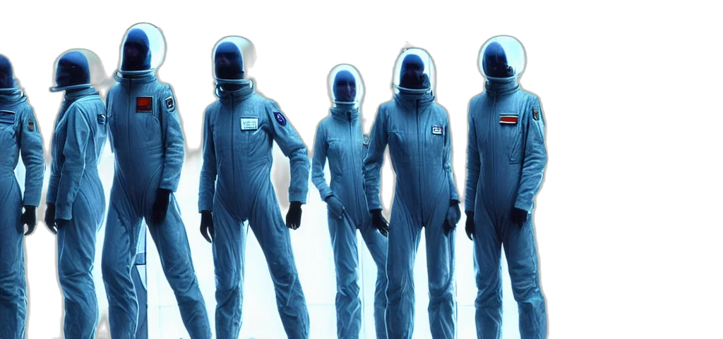 jacket, concept art, outer space, blue transparent PNG cut-out