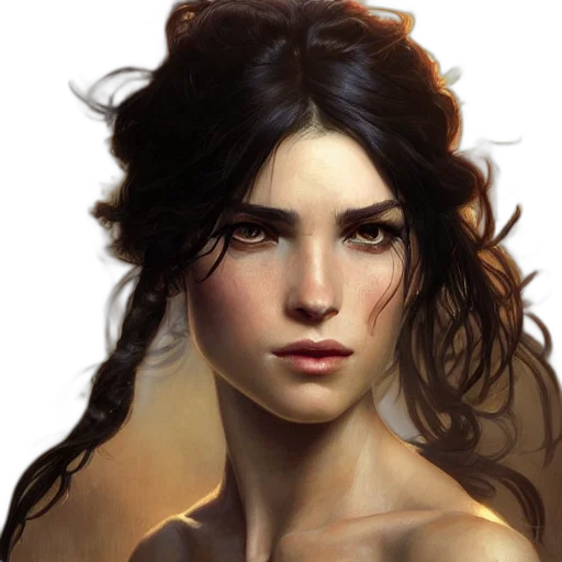 face, crown, hair, dragon transparent PNG cut-out
