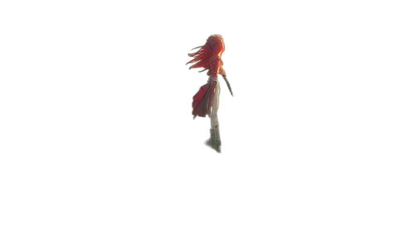 dragon, creature, staff, weapon, pixel art, 3d render, concept art, fantasy art transparent PNG cut-out