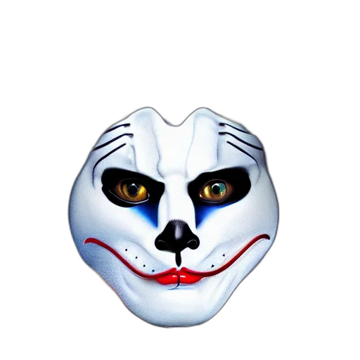 mask, face, animal, creature transparent PNG cut-out