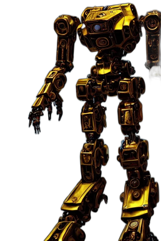 robot, weapon, staff, concept art transparent PNG cut-out