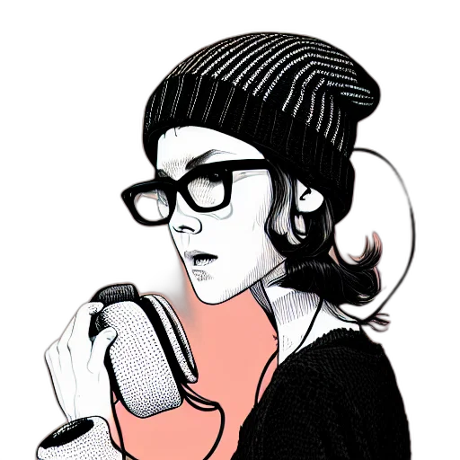 hat, face, cartoon, comic book art transparent PNG cut-out