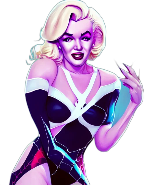comic book art, cartoon, concept art, cyberpunk transparent PNG cut-out