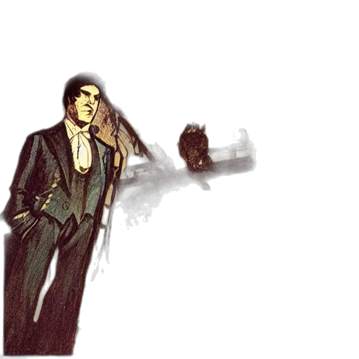 staff, jacket, mask, weapon transparent PNG cut-out