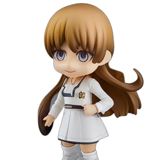 3d render, anime, cartoon, concept art, lasse, kroner, nendoroid, figurine transparent PNG cut-out