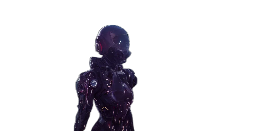 robot, dress, creature, concept art transparent PNG cut-out
