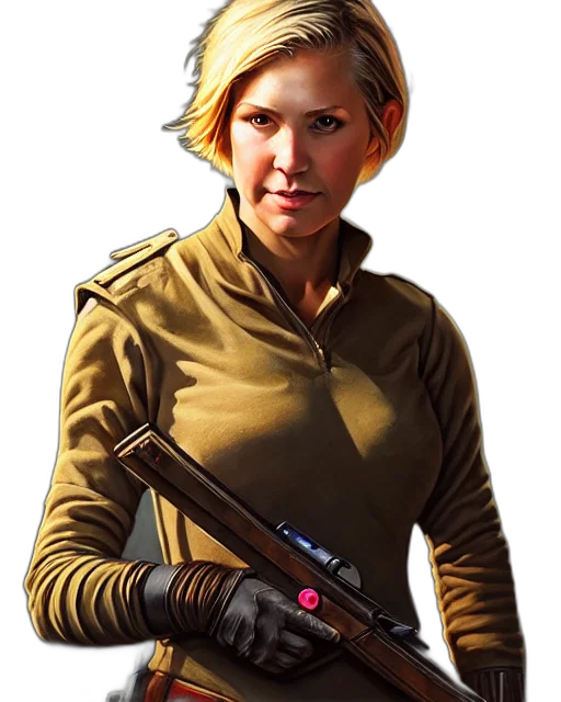 staff, weapon, jacket, face transparent PNG cut-out