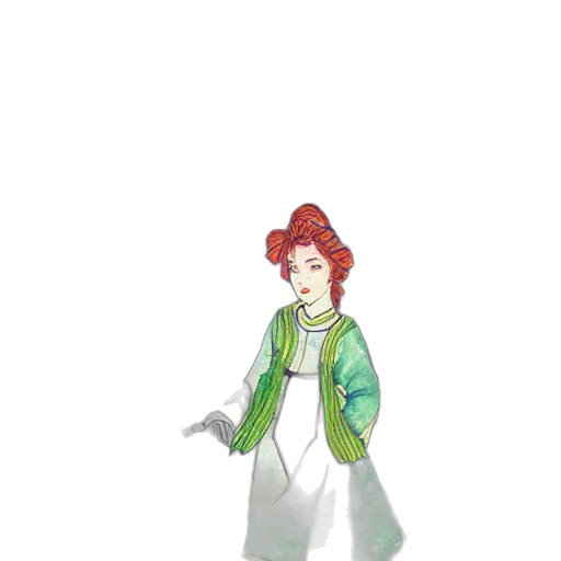 staff, jacket, dress, weapon transparent PNG cut-out