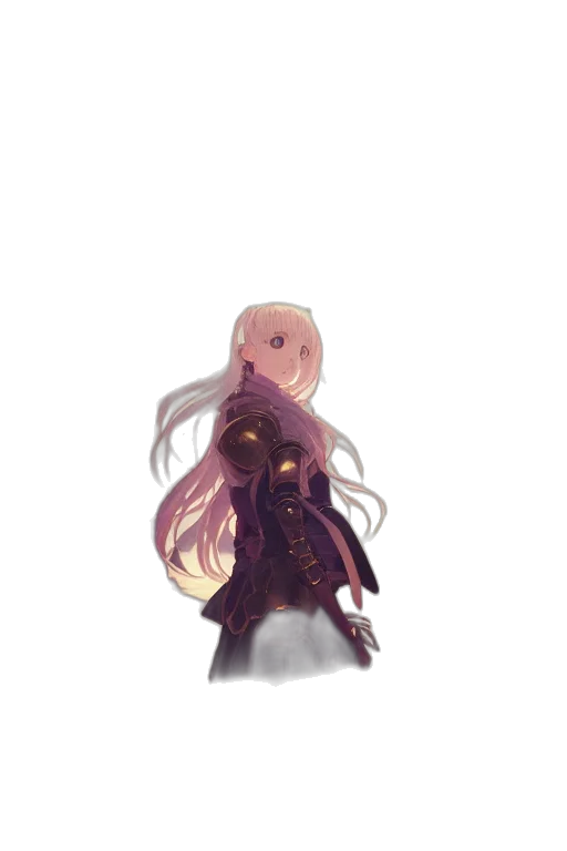 dress, jacket, creature, hair transparent PNG cut-out