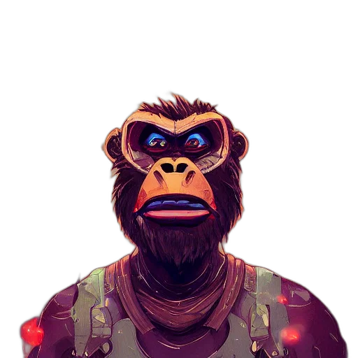 mask, animal, face, creature, concept art, comic book art, 3d render, pixel art transparent PNG cut-out