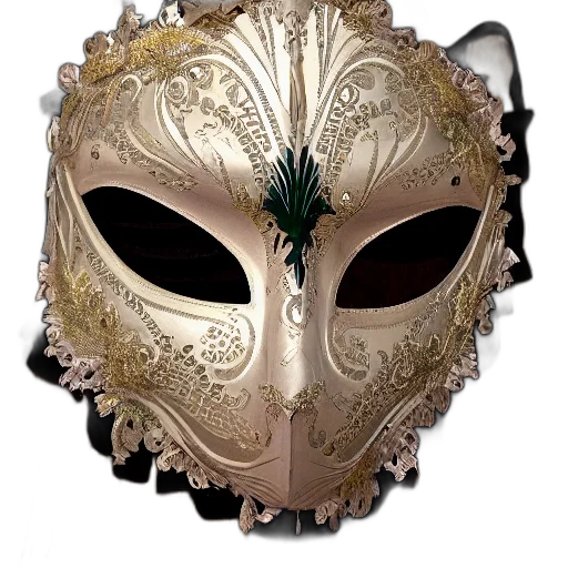 mask, crown, jewelry, face, fantasy art, concept art, 3d render, photorealistic transparent PNG cut-out