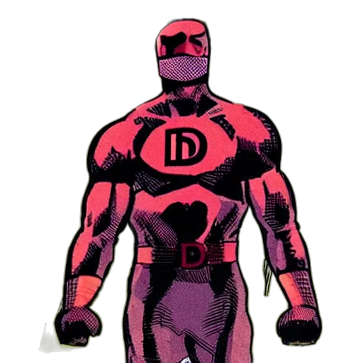 robot, comic book art, concept art, cartoon, 3d render, red, dark, david transparent PNG cut-out
