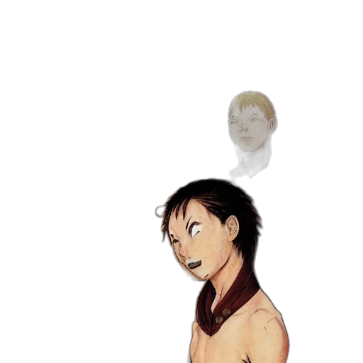 face, mask, creature, concept art transparent PNG cut-out
